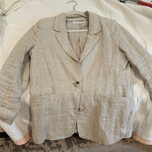 Lucy Paris Beige Women's Blazer